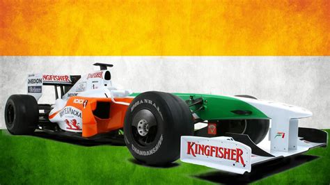 1366x768 resolution | green and white Kingfisher Formula 1 vehicle, Formula 1, Sahara Force ...