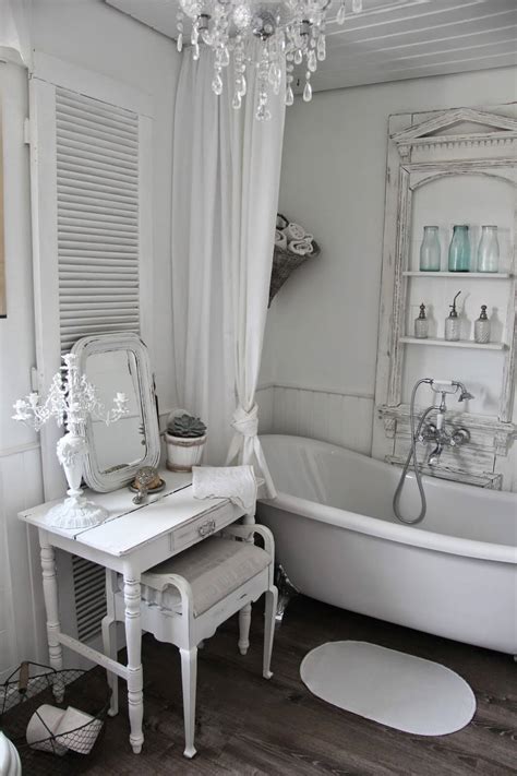 15 Lovely Shabby Chic Bathroom Decor Ideas - Style Motivation