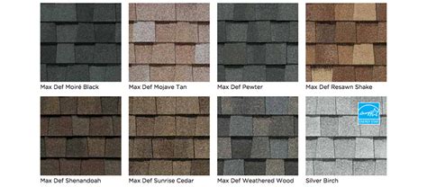 Asphalt Shingle Colors