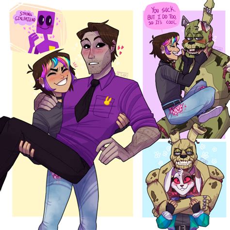 Fnaf Michael Afton X Vanny - bmp-bmpkle