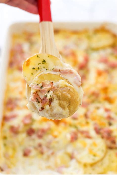 Easy Scalloped Potatoes and Ham – Adore Foods