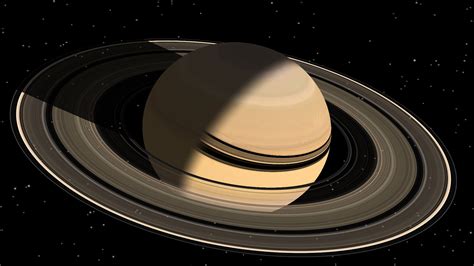 Visualization of Saturn, rings and moons using OpenGL Shaders