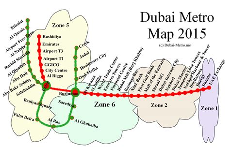 Dubai Metro Map