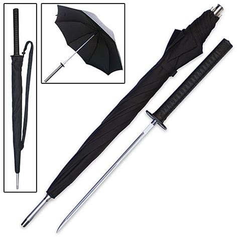 Sword Cane - Samurai Katana Umbrella w/ Hidden Blade | True Swords