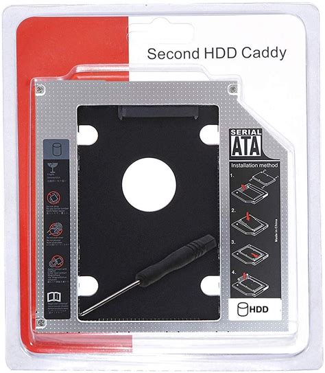 Second Hard Drive Caddy Slim 9.5mm CD/DVD Drive Slot (for SSD and HDD) - Royal Computer Solution