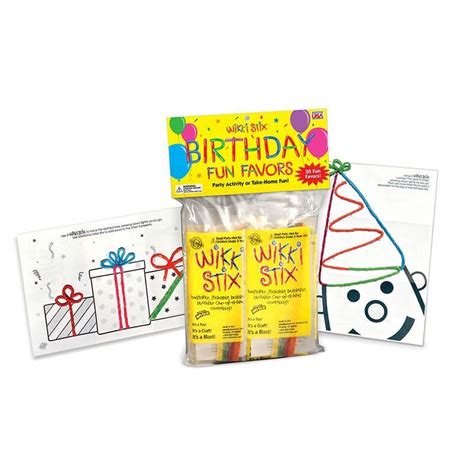 Birthday Fun Favors | Wikki Stix