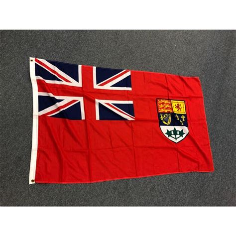 Early Canadian Red Ensign flag - 58 in x 35in