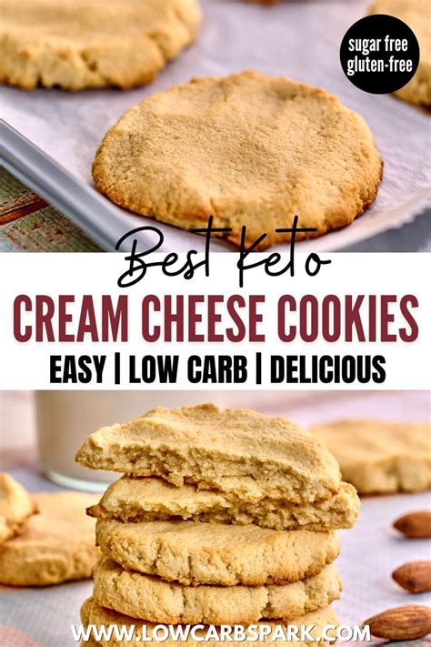 Best Keto Cream Cheese Cookies - Low Carb Spark