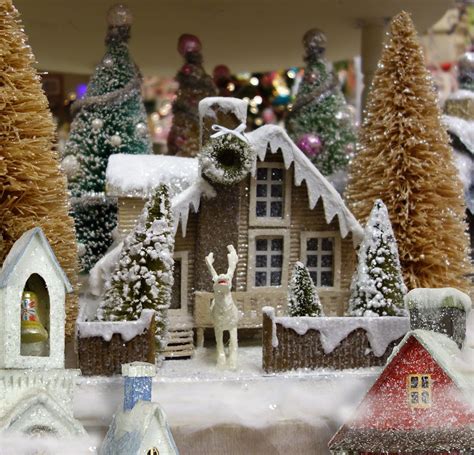 Vintage Christmas Village Houses