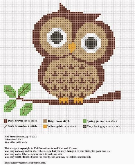 Owls - Free Patterns | Cross stitch patterns, Cross stitch owl, Owl cross stitch