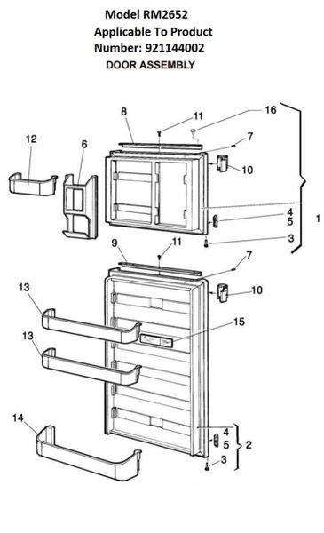 Dometic Rv Refrigerator Parts Diagram | Reviewmotors.co