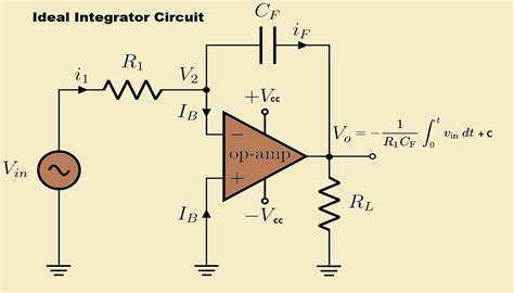 OP AMP integrator » OP-AMP tutorial Hackatronic