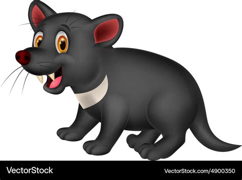 Cartoon tasmanian devil Royalty Free Vector Image