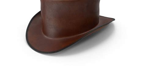 Leather Top Hat Brown by PixelSquid360 on Envato Elements