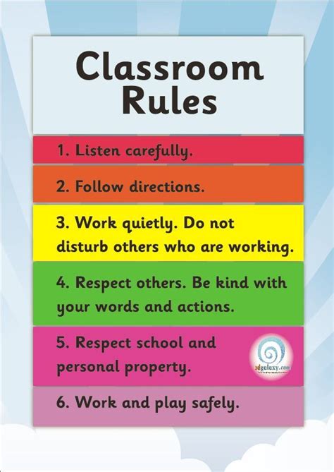 Free Classroom Rules Poster | Classroom rules poster, Classroom rules, Education quotes ...