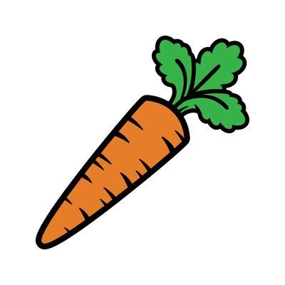 Carrot Cartoon Vector Art, Icons, and Graphics for Free Download