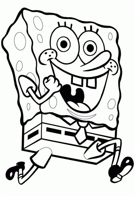 Free Printable Spongebob Squarepants Coloring Pages For Kids