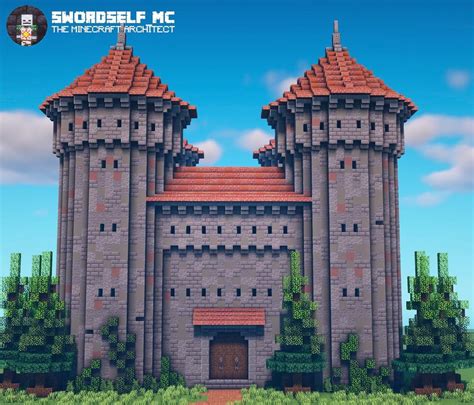 Small castle inspired by Château d’Anjony : Minecraft