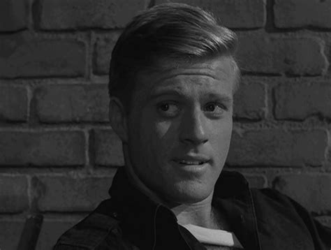 Robert Redford from THE TWILIGHT ZONE episode "Nothing in the Dark" (1962). | That Was Then ...