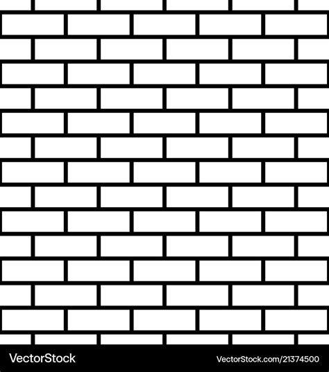 Seamless brick wall background brick pattern Vector Image