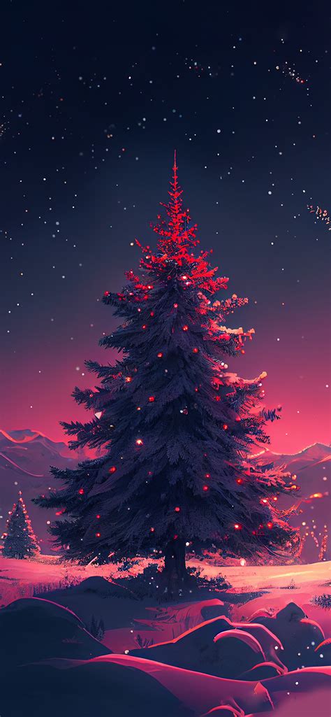 Aesthetic Christmas Tree Wallpaper - Christmas Wallpapers iPhone