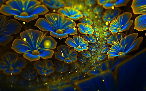 abstract, Flowers, Fractal, Fractal Flowers Wallpapers HD / Desktop and Mobile Backgrounds