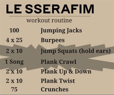 Sserafim Workout: Quick and Easy Routine