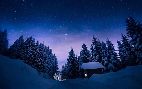 Dark Winter Night Wallpapers - Top Free Dark Winter Night Backgrounds - WallpaperAccess