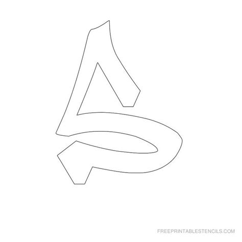 Free Printable Graffiti Alphabet Stencils | Free Printable Stencils Com | Free stencils ...