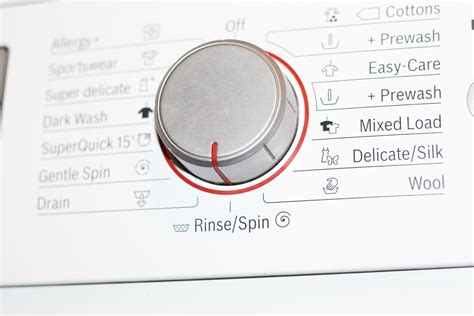 Bosch washing machines don't have a 'spin-only' setting?