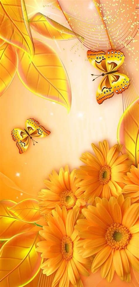 Share 81+ golden flower hd wallpaper best - 3tdesign.edu.vn