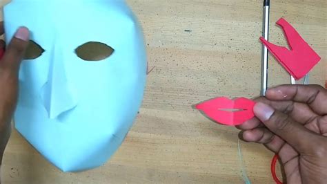 3D Paper Face Mask - YouTube