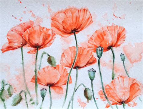 Poetic & Realistic Flowers Watercolor Paintings – Fubiz Media