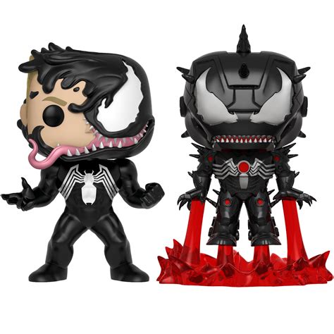 Funko POP! Marvel: Marvel Venom Collectors Set 3 - Venom Eddie Brock, Venom Iron Man - Walmart ...