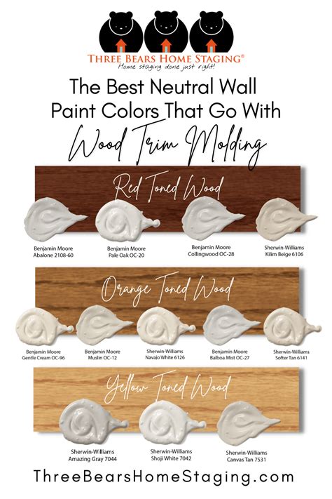 The Best Neutral Wall Paint Colors That Go With Wood Trim Molding