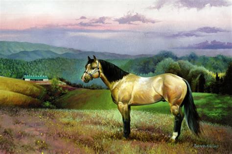 Painting of Horse ~Landscape Paintings ~ Horse Paintings