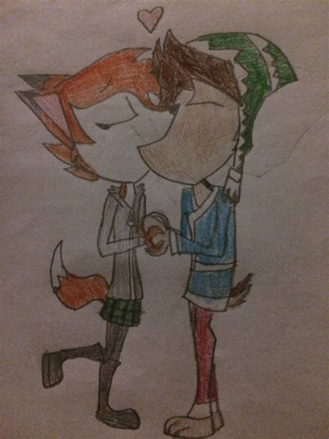 Bodi and Darma Kiss by Trainboy55 on DeviantArt