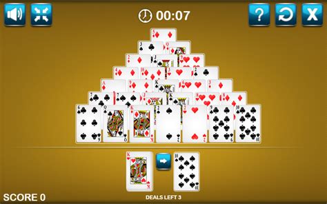 Play Pyramid Solitaire Online for Free