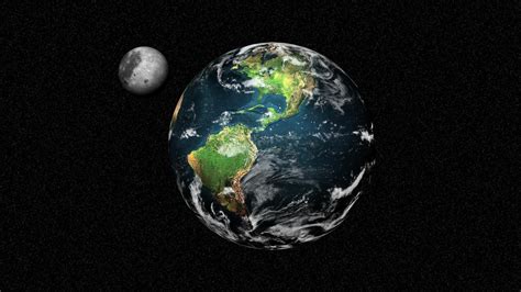 Earth and Moon Wallpaper - WallpaperSafari