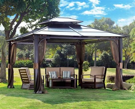 Gallery of Outdoor Gazebo With Curtains (View 9 of 25 Photos)