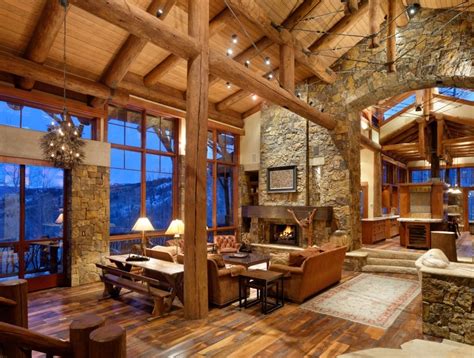 Pin by Leo Calderon on CABINS, construction ideas, | Cabin interior design, Luxury cabin ...