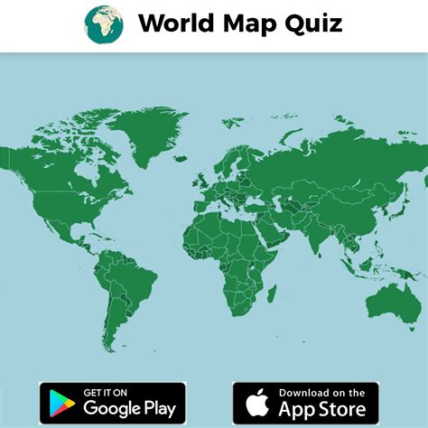 World Map Quiz Printable - Printable Word Searches