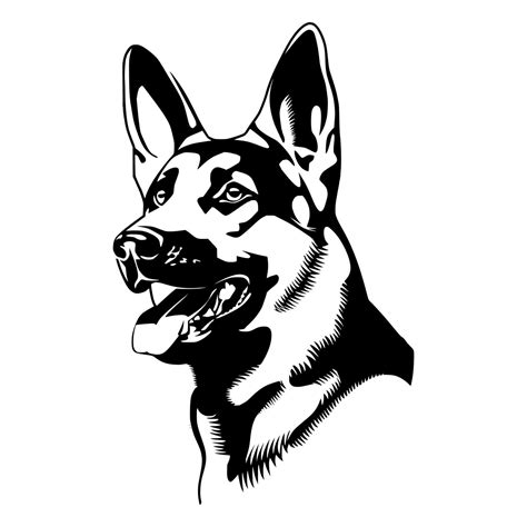 Vector German Shepherd at GetDrawings | Free download