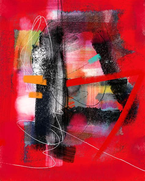 Modern Red Abstract Painting Painting by Abstract Factory - Fine Art America