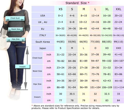 Find the Right Pants with Pant Size Conversion Chart – Fashion Digger