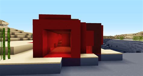 RED concrete Minecraft Map