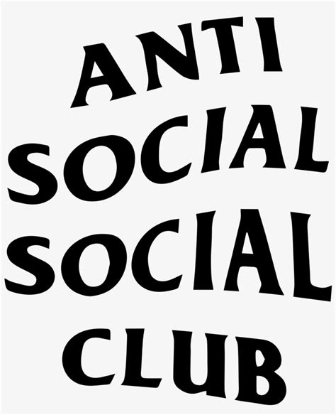 Download Open - Anti Social Social Club Logo - HD Transparent PNG - NicePNG.com