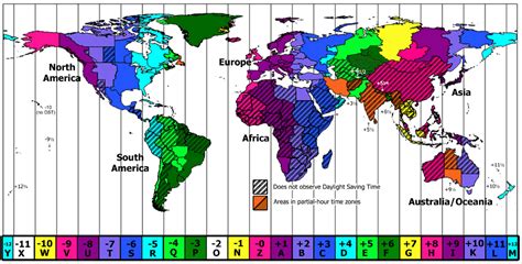 Time Zones Around The World Map - Spring 2024 Trends