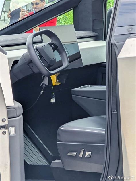 Tesla Cybertruck Interior Shown in Newly Leaked Photos