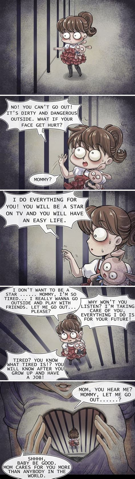 Guy Creates Horror Comics With Unexpected Endings (18 Pics) | Creepy comics, Horror comics, Dark ...